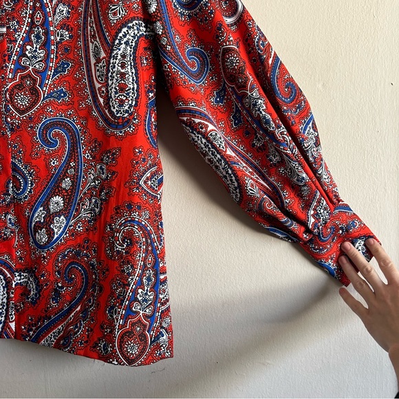 70's Paisley Blouse - Picture 7 of 8